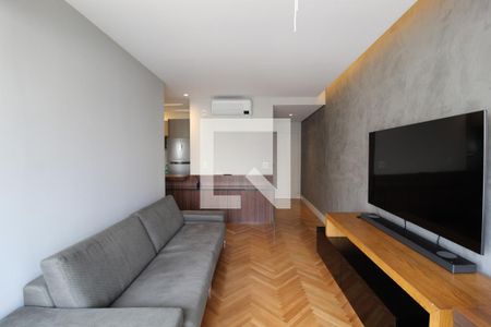 Sala de apartamento para alugar com 1 quarto, 62m² em Vila Olímpia, São Paulo