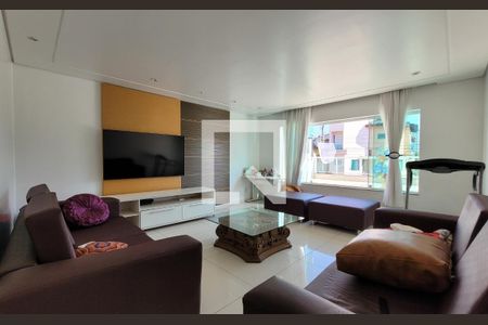 Sala de casa à venda com 5 quartos, 336m² em Jardim Pilar, Santo André