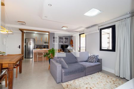 Sala de apartamento à venda com 3 quartos, 83m² em Vila Bertioga, São Paulo