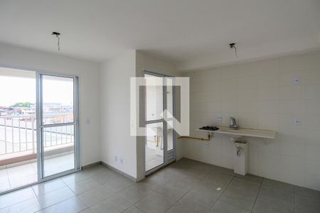 Sala/Cozinha de apartamento para alugar com 2 quartos, 47m² em Vila Fatima, São Paulo