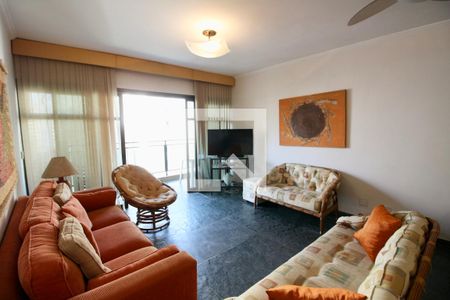 Sala de apartamento para alugar com 4 quartos, 220m² em Pitangueiras, Guarujá