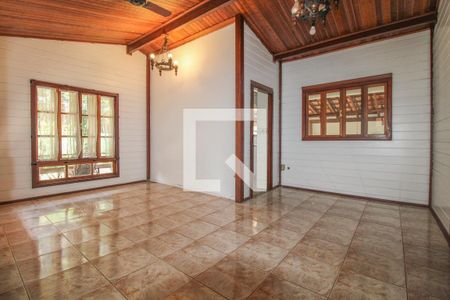 Sala de casa de condomínio para alugar com 2 quartos, 110m² em Loteamento Caminhos de São Conrado (sousas), Campinas