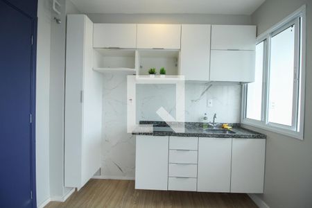 Sala/Cozinha de kitnet/studio para alugar com 1 quarto, 28m² em Brás, São Paulo
