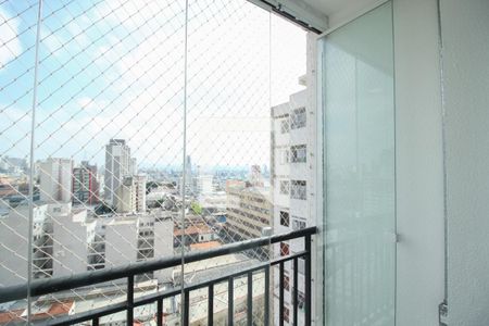 Varanda da sala de kitnet/studio à venda com 1 quarto, 28m² em Brás, São Paulo