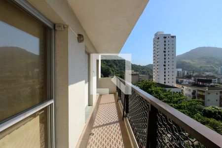 Varanda de apartamento para alugar com 4 quartos, 120m² em Centro, Guarujá