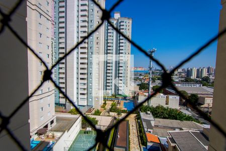 Vista da varanda de apartamento à venda com 2 quartos, 58m² em Vila Valparaíso, Santo André