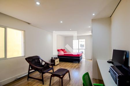 3 Sala de kitnet/studio para alugar com 1 quarto, 46m² em República, São Paulo