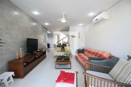 Sala de casa de condomínio para alugar com 5 quartos, 370m² em Jardim Acapulco, Guarujá