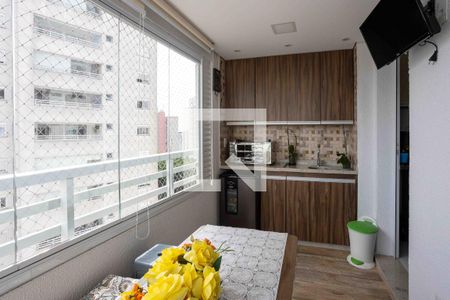 Varanda gourmet de apartamento à venda com 3 quartos, 86m² em Centro, Diadema