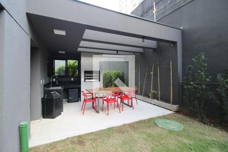 Área comum - Churrasqueira de kitnet/studio para alugar com 1 quarto, 24m² em Pinheiros, São Paulo