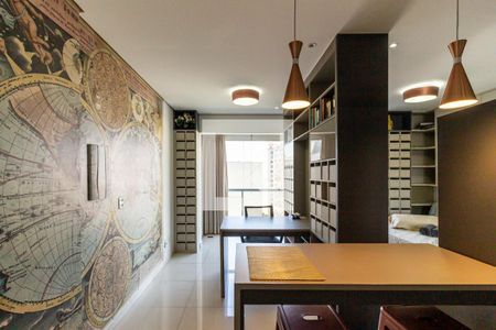 Studio para alugar com 40m², 1 quarto e 1 vaga Studio para alugar com 40m², 1 quarto e 1 vagaSala