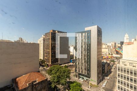 Varanda Integrada - Vista de kitnet/studio para alugar com 1 quarto, 40m² em Centro, São Paulo