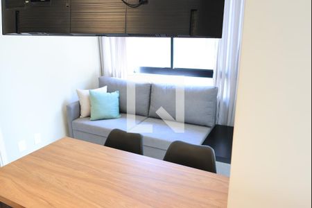 Detalhe Sala de apartamento para alugar com 2 quartos, 36m² em Moema, São Paulo