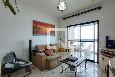 Sala de apartamento para alugar com 3 quartos, 125m² em Caiçara, Praia Grande