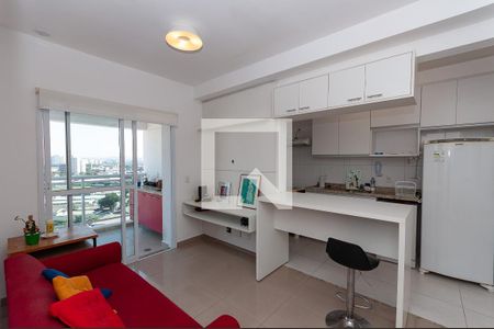 Sala de apartamento à venda com 1 quarto, 67m² em Várzea da Barra Funda, São Paulo