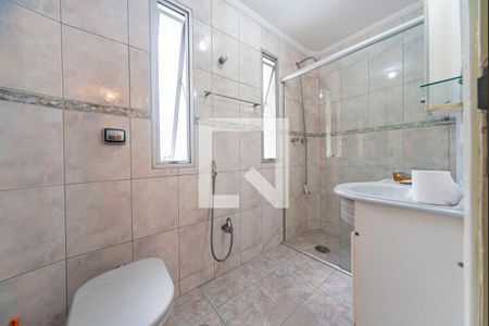 Banheiro de apartamento à venda com 3 quartos, 151m² em Vila Bastos, Santo André