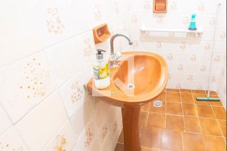 Banheiro  de casa para alugar com 2 quartos, 80m² em Vila Lutécia, Santo André