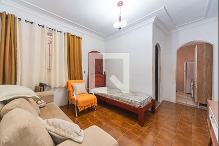 Sala de casa para alugar com 2 quartos, 80m² em Vila Lutécia, Santo André