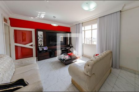 Sala de apartamento à venda com 4 quartos, 134m² em Grajaú, Belo Horizonte