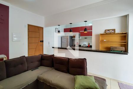Sala de apartamento para alugar com 2 quartos, 78m² em Jardim Imperador, Praia Grande