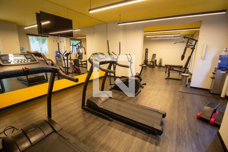 Studio para alugar com 28m², 1 quarto e sem vaga Studio para alugar com 28m², 1 quarto e sem vagaÁrea comum - Academia