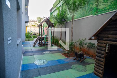 Studio para alugar com 28m², 1 quarto e sem vaga Studio para alugar com 28m², 1 quarto e sem vagaÁrea comum - Playground