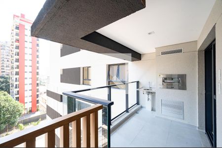 Varanda Gourmet de apartamento à venda com 1 quarto, 38m² em Vila Clementino, São Paulo