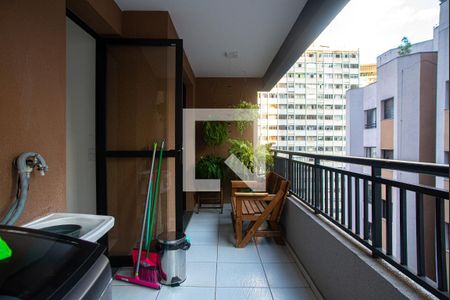 Varanda da Sala de apartamento à venda com 2 quartos, 51m² em Centro, São Paulo