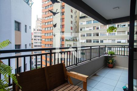 Varanda da Sala de apartamento à venda com 2 quartos, 51m² em Centro, São Paulo
