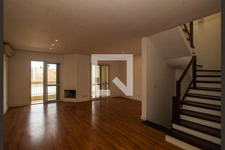 Sala de casa de condomínio à venda com 4 quartos, 243m² em Pedra Redonda, Porto Alegre