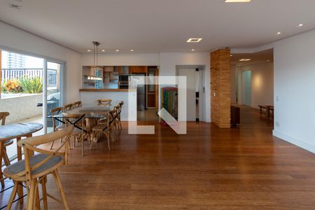 Sala de Estar e Jantar de apartamento à venda com 3 quartos, 200m² em Brooklin Paulista, São Paulo