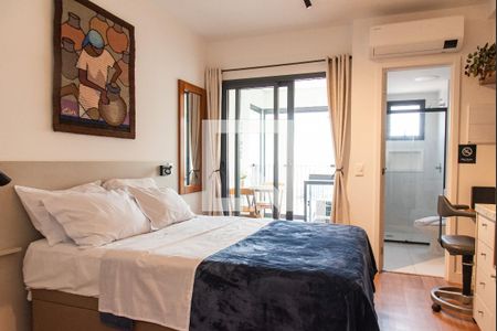 Sala quarto e cozinha de apartamento à venda com 1 quarto, 23m² em Vila Mariana , São Paulo