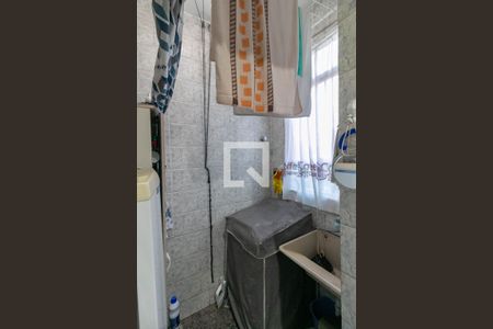 Área de serviço  de apartamento à venda com 2 quartos, 60m² em Sagrada Família, Belo Horizonte