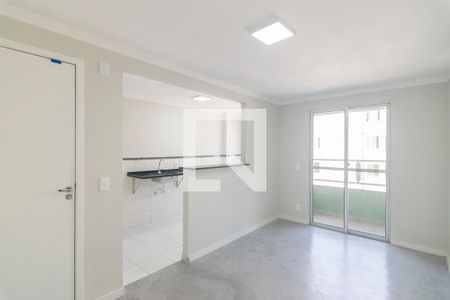 Sala de apartamento à venda com 2 quartos, 54m² em Parque São Vicente, Santo André