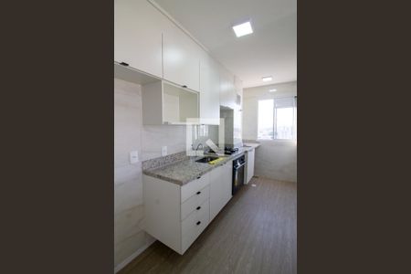 Cozinha de apartamento à venda com 2 quartos, 36m² em Vila das Bandeiras, Guarulhos