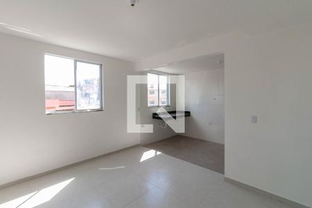 Sala de apartamento à venda com 2 quartos, 55m² em Água Branca, Contagem