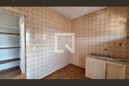 Cozinha de apartamento para alugar com 1 quarto, 40m² em Caiçara, Praia Grande