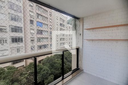 Varanda da Sala de apartamento para alugar com 2 quartos, 60m² em Copacabana, Rio de Janeiro