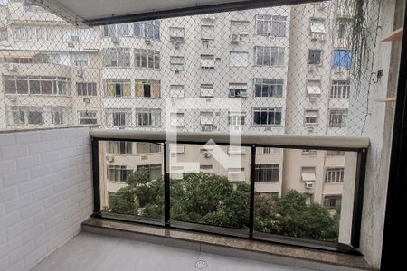 Varanda da Sala de apartamento para alugar com 2 quartos, 60m² em Copacabana, Rio de Janeiro