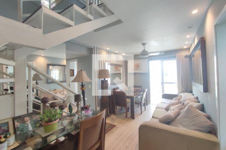 1º Pav - Sala de apartamento para alugar com 3 quartos, 108m² em Taquara, Rio de Janeiro