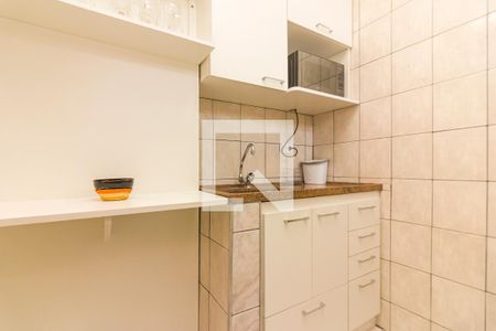 Cozinha de apartamento para alugar com 1 quarto, 44m² em Cerqueira César, São Paulo