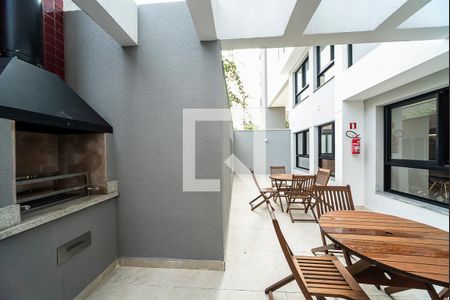 Studio à venda com 39m², 1 quarto e 1 vagaChurrasqueira