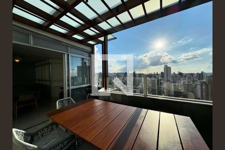 Varanda de apartamento à venda com 2 quartos, 220m² em Funcionários, Belo Horizonte