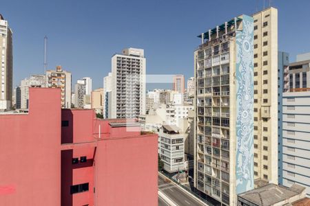 Vista do Quarto de apartamento para alugar com 1 quarto, 25m² em Vila Buarque, São Paulo