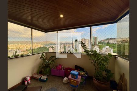 Sala  de apartamento à venda com 4 quartos, 180m² em Luxemburgo, Belo Horizonte