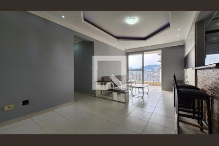 Sala de apartamento para alugar com 3 quartos, 93m² em Encruzilhada, Santos
