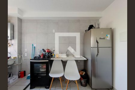 Cozinha e Área de Serviço de apartamento para alugar com 1 quarto, 30m² em Várzea da Barra Funda, São Paulo