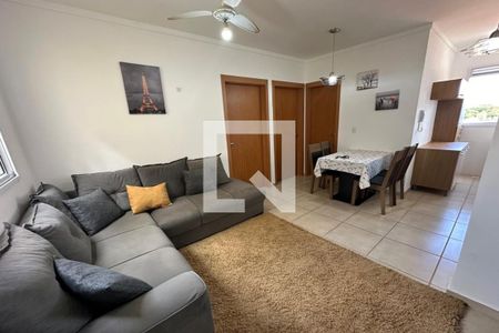 Sala de apartamento para alugar com 2 quartos, 64m² em Chácaras Pedro Corrêa de Carvalho, Ribeirão Preto