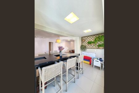 Varanda da Sala de apartamento à venda com 4 quartos, 126m² em Vila da Serra, Nova Lima