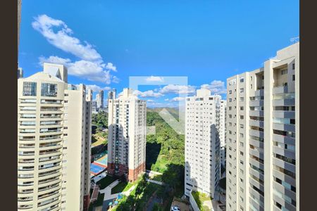 Vista da Sala de apartamento à venda com 4 quartos, 126m² em Vila da Serra, Nova Lima